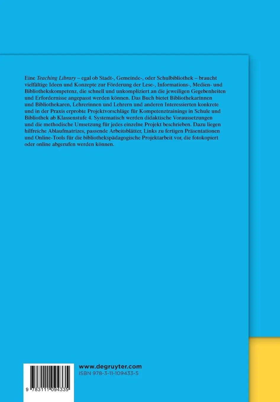 Rückseite: 9783111094335 | Praxishandbuch Kompetenztraining | Renate Kirmse | Taschenbuch | VIII