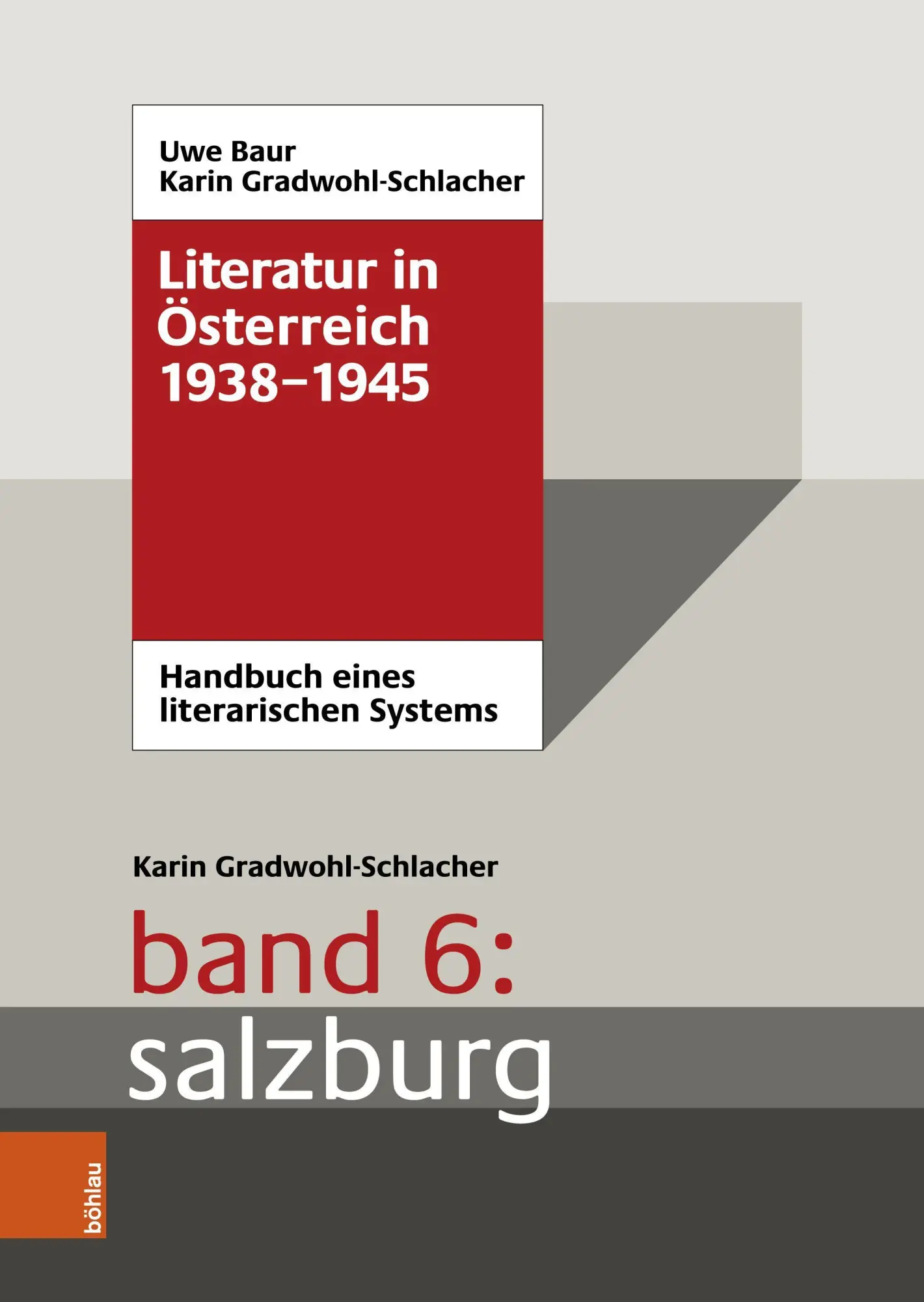 Cover: 9783205214335 | Literatur in Österreich 1938-1945 | Karin Gradwohl-Schlacher | Buch