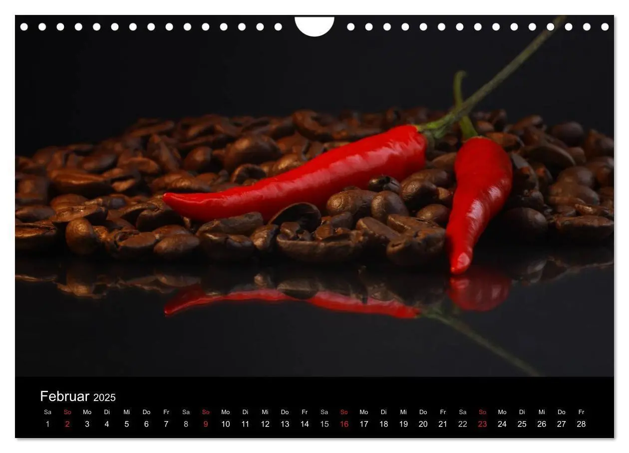 Bild: 9783435824335 | Hot Chili Küchen Kalender (Wandkalender 2025 DIN A4 quer), CALVENDO...