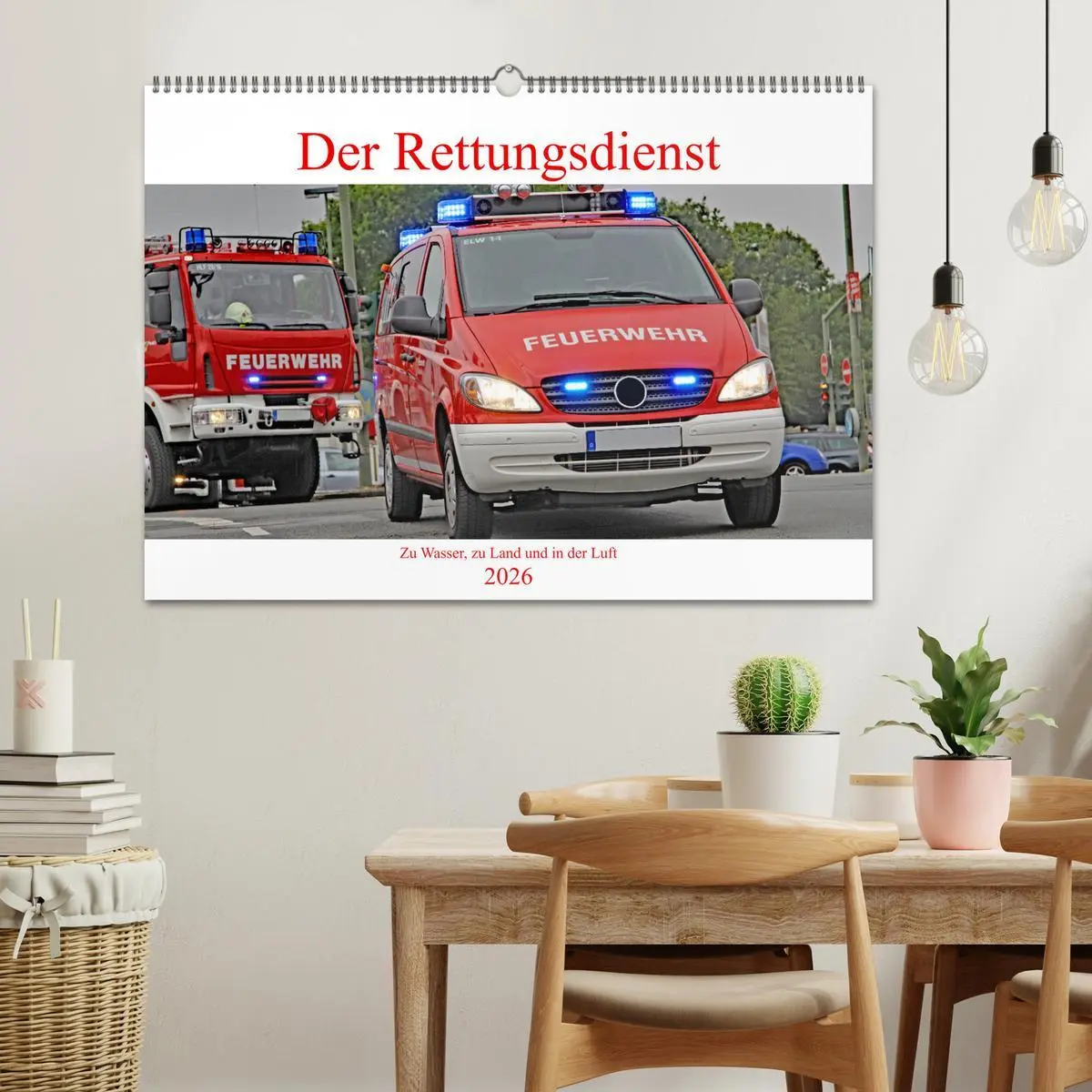 Bild: 9783457604335 | Der Rettungsdienst (Wandkalender 2026 DIN A2 quer), CALVENDO...
