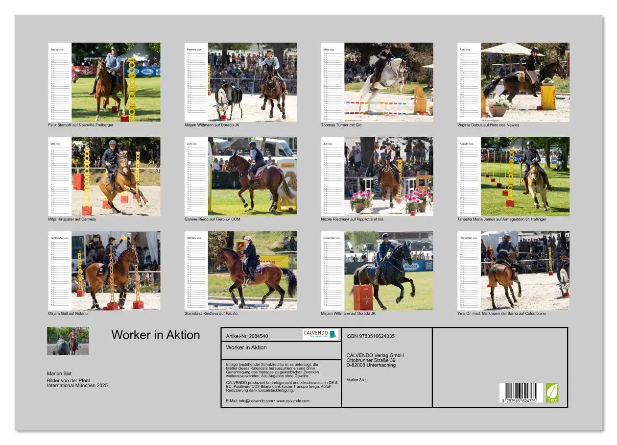 Bild: 9783516624335 | Worker in Aktion (Wandkalender 2026 DIN A2 quer), CALVENDO...