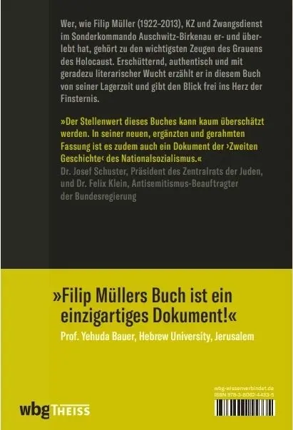 Bild: 9783806244335 | Sonderbehandlung | Filip Müller | Buch | 320 S. | Deutsch | 2021