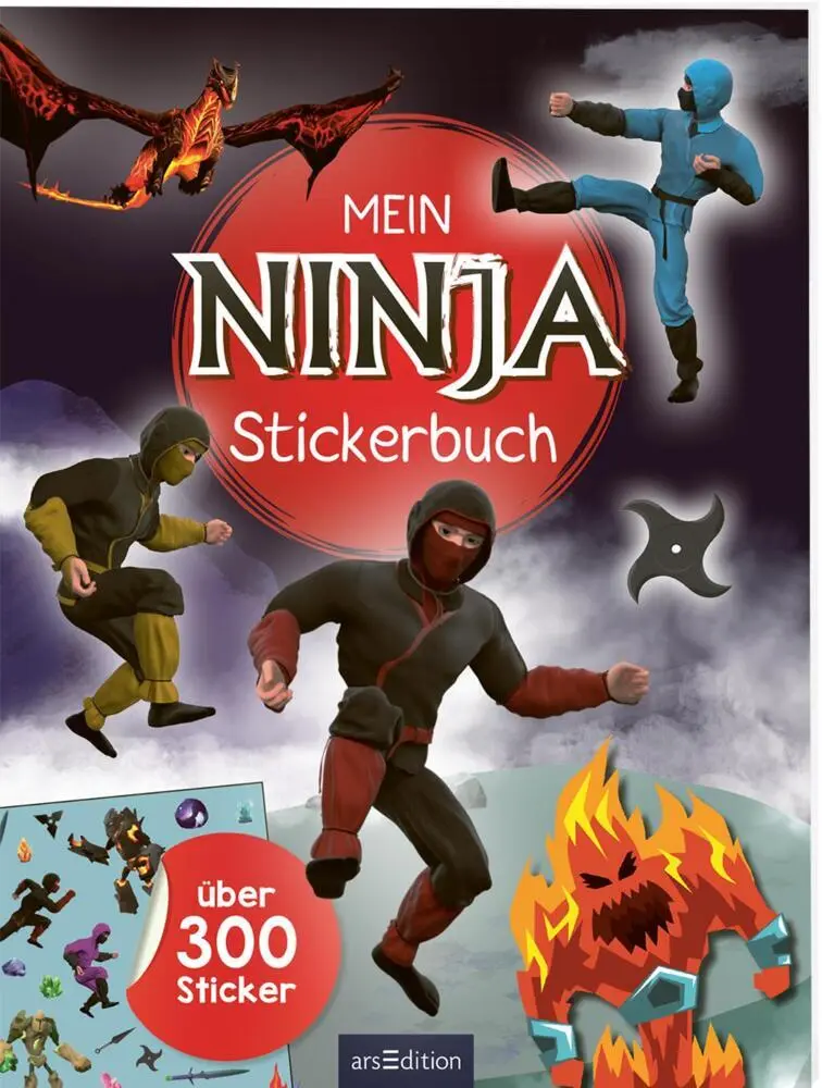 Cover: 9783845854335 | Mein Ninja-Stickerbuch | Über 300 Sticker | Timo Schumacher | Buch