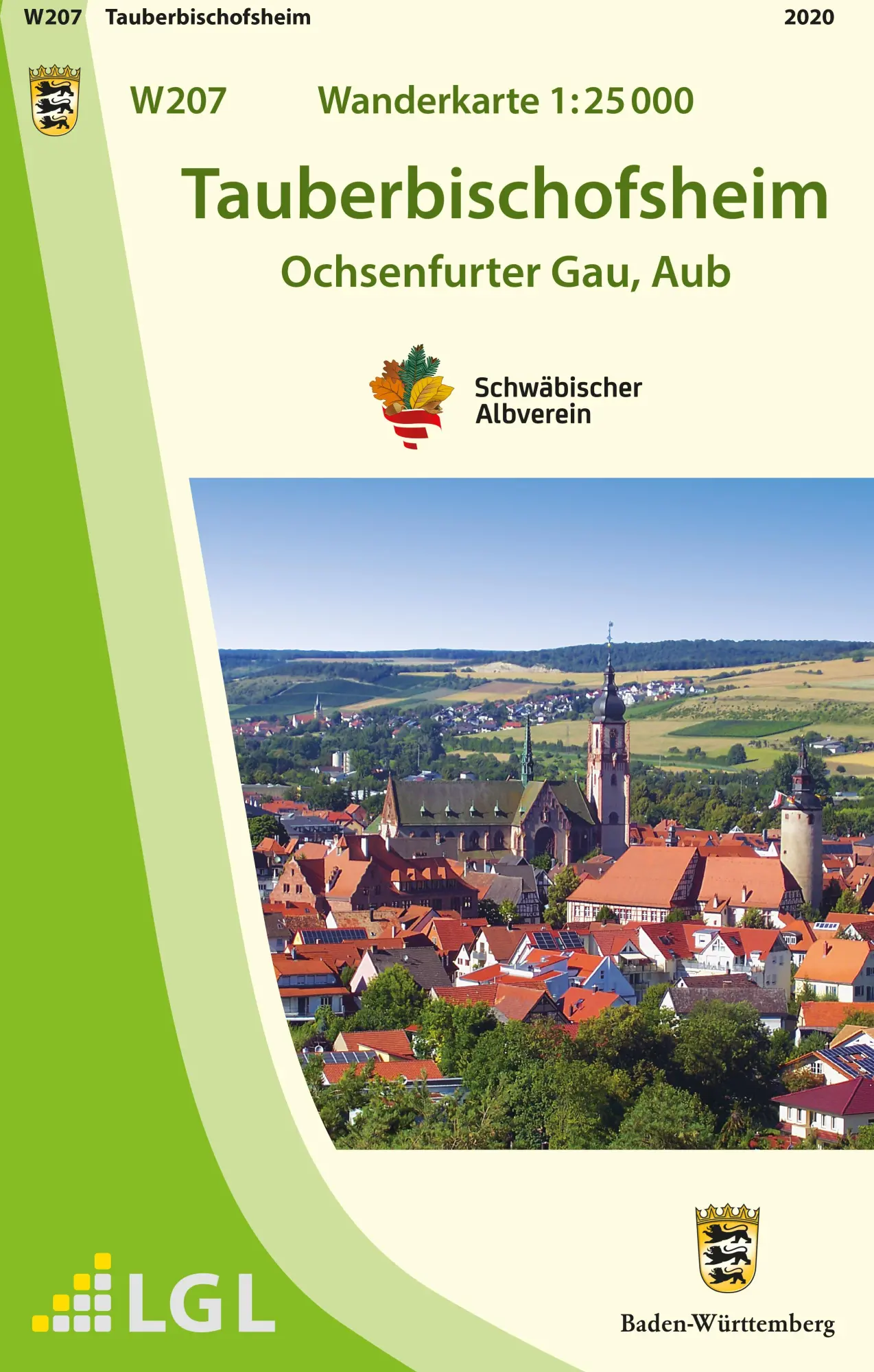 Cover: 9783863984335 | Tauberbischofsheim 1 : 25 000 | Ochsenfurter Gau, Aub | (Land-)Karte