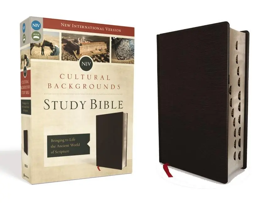 Cover: 9780310444435 | NIV, Cultural Backgrounds Study Bible, Indexed, Bonded Leather | Buch
