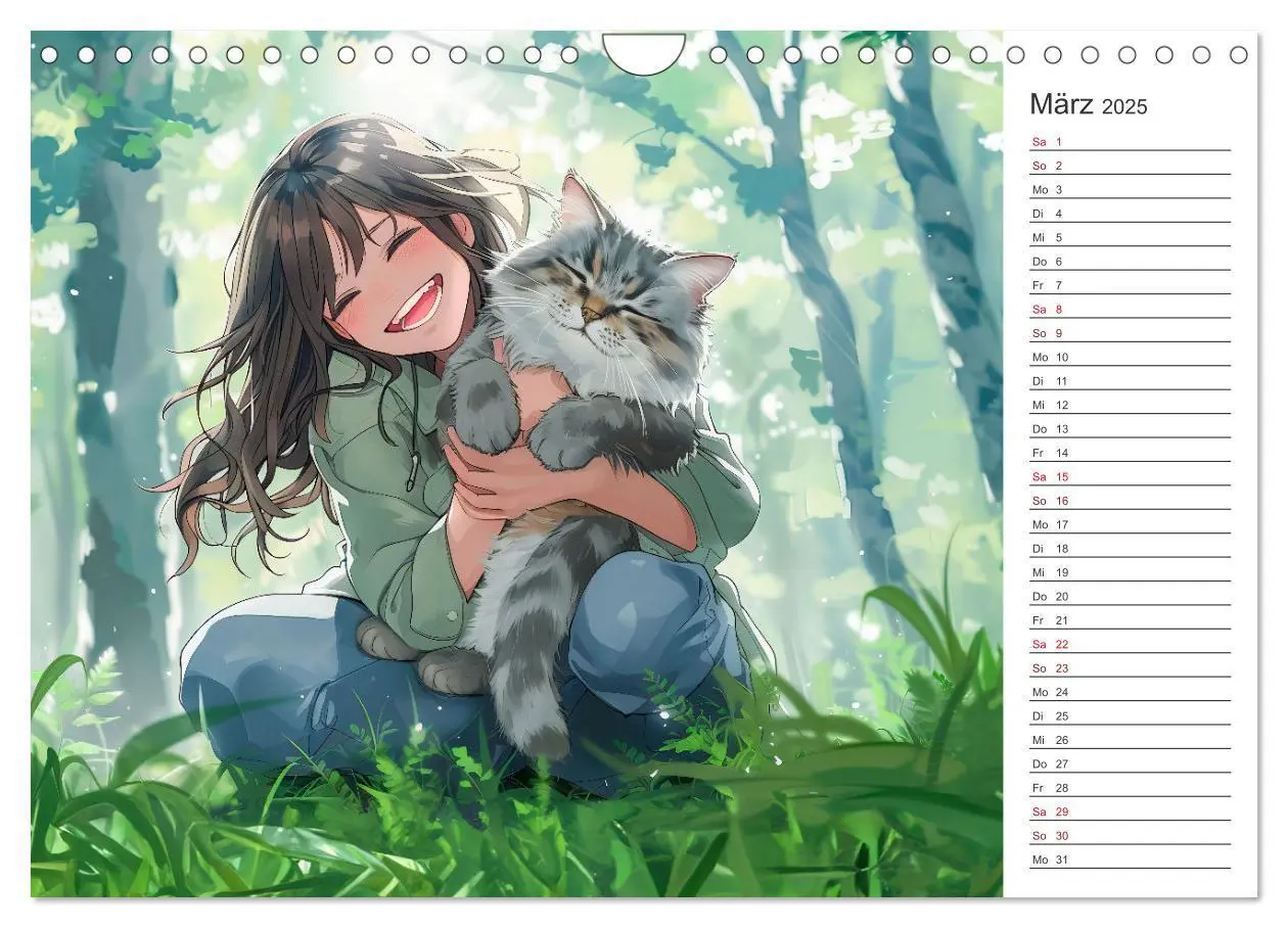 Bild: 9783435054435 | Anime-Freunde - Terminplaner mit niedlichen Tierfreundschaften...