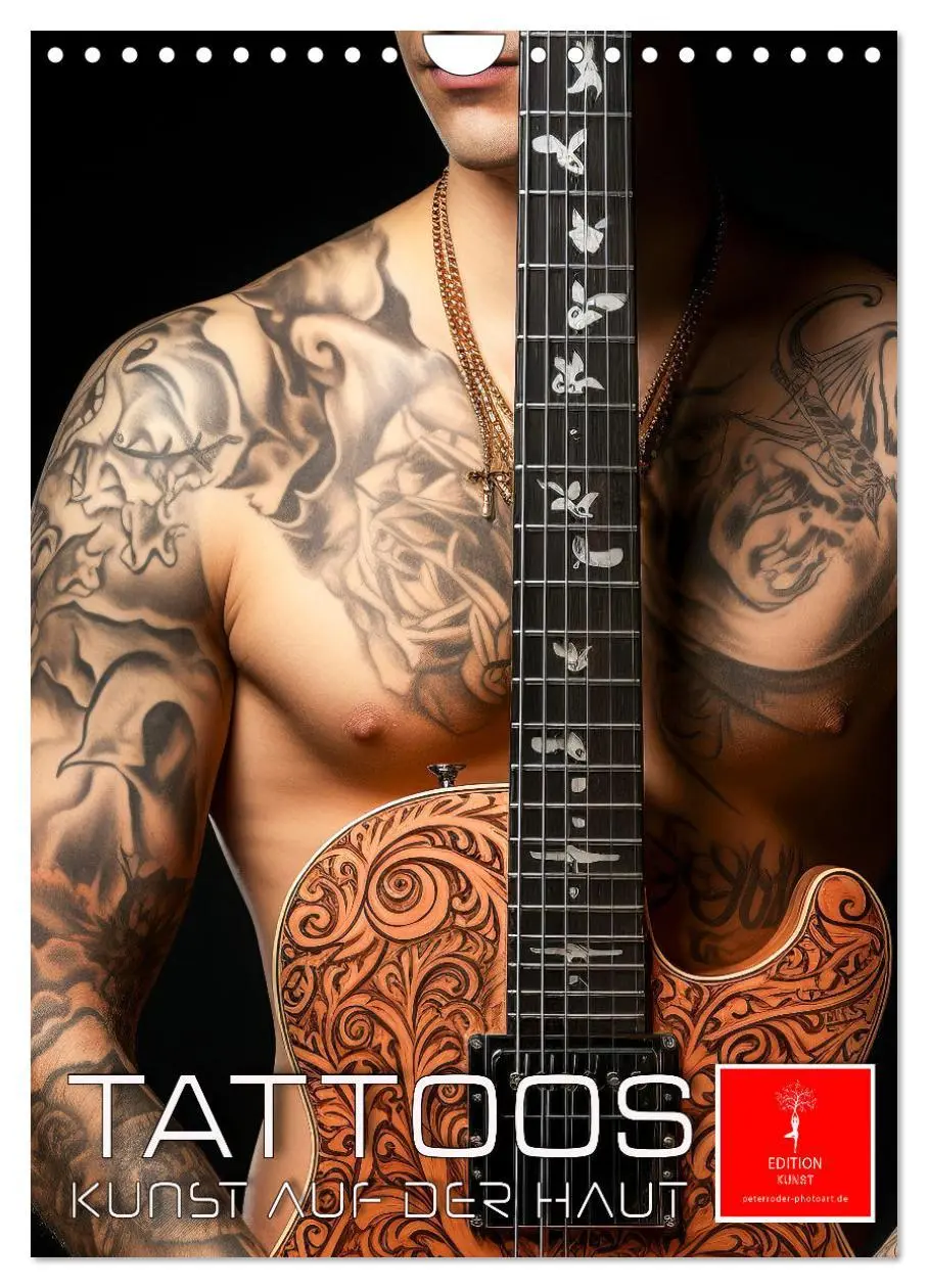 Cover: 9783516304435 | Tattoos Kunst auf der Haut (Wandkalender 2026 DIN A4 hoch),...