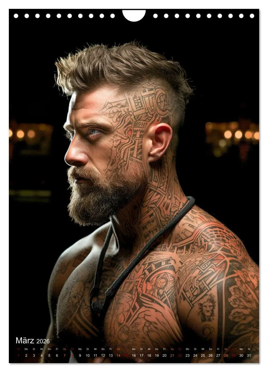Bild: 9783516304435 | Tattoos Kunst auf der Haut (Wandkalender 2026 DIN A4 hoch),...
