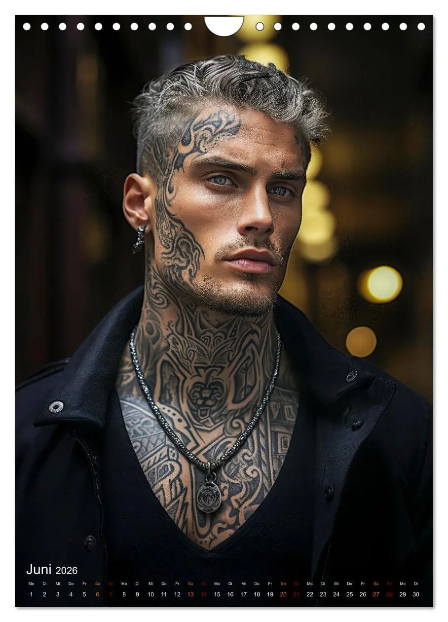Bild: 9783516304435 | Tattoos Kunst auf der Haut (Wandkalender 2026 DIN A4 hoch),...