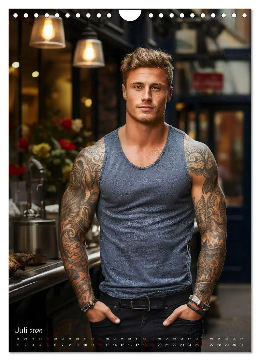 Bild: 9783516304435 | Tattoos Kunst auf der Haut (Wandkalender 2026 DIN A4 hoch),...