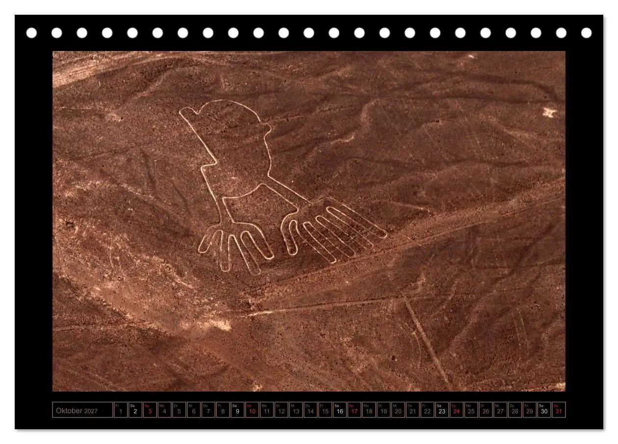 Bild: 9783594214435 | Die NAZCA Linien - Geheimnisvolle Figuren (Tischkalender 2027 DIN...