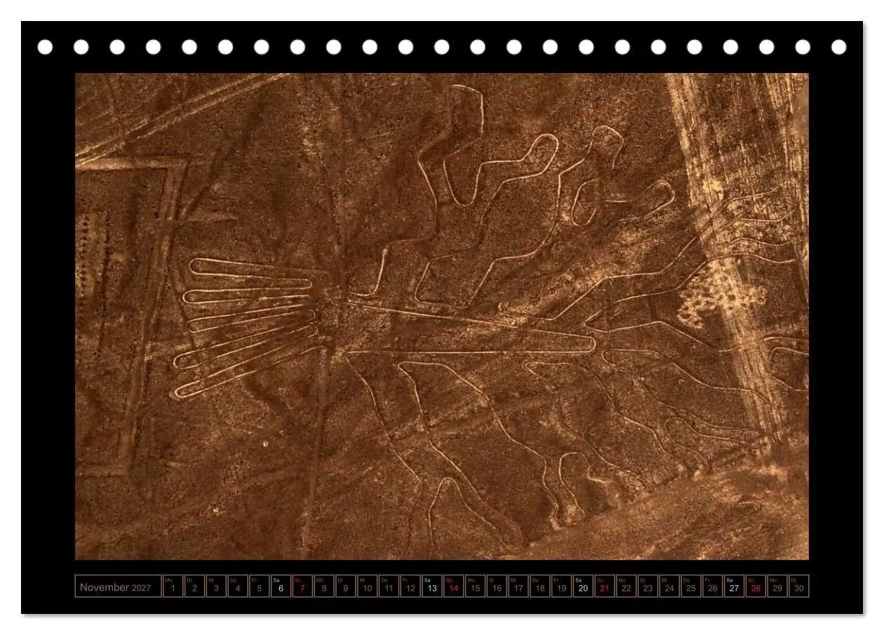 Bild: 9783594214435 | Die NAZCA Linien - Geheimnisvolle Figuren (Tischkalender 2027 DIN...