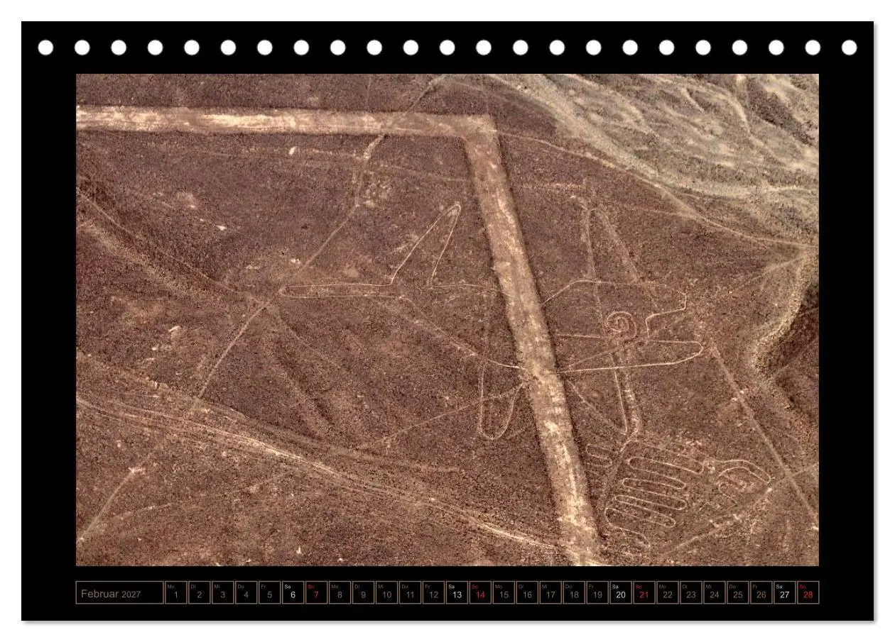 Bild: 9783594214435 | Die NAZCA Linien - Geheimnisvolle Figuren (Tischkalender 2027 DIN...