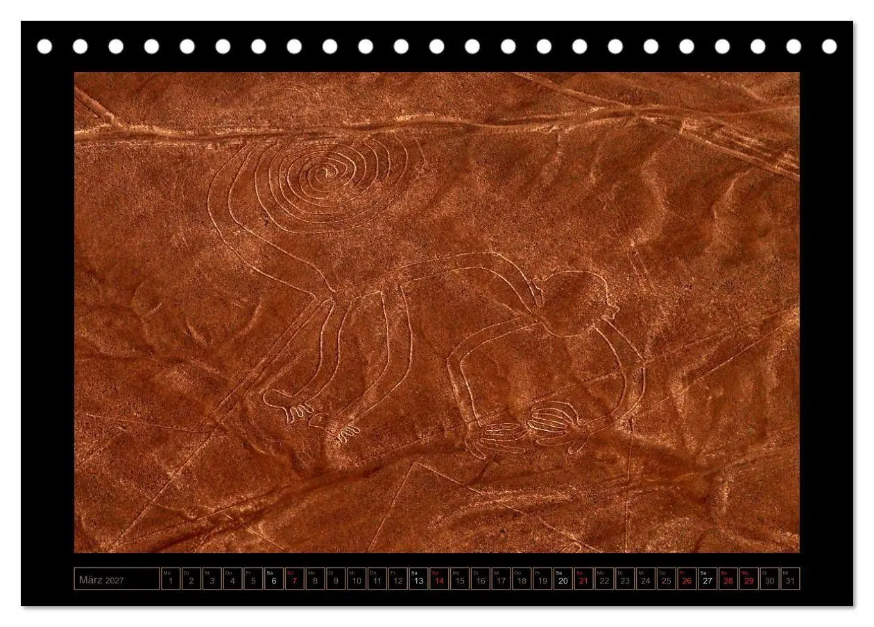 Bild: 9783594214435 | Die NAZCA Linien - Geheimnisvolle Figuren (Tischkalender 2027 DIN...