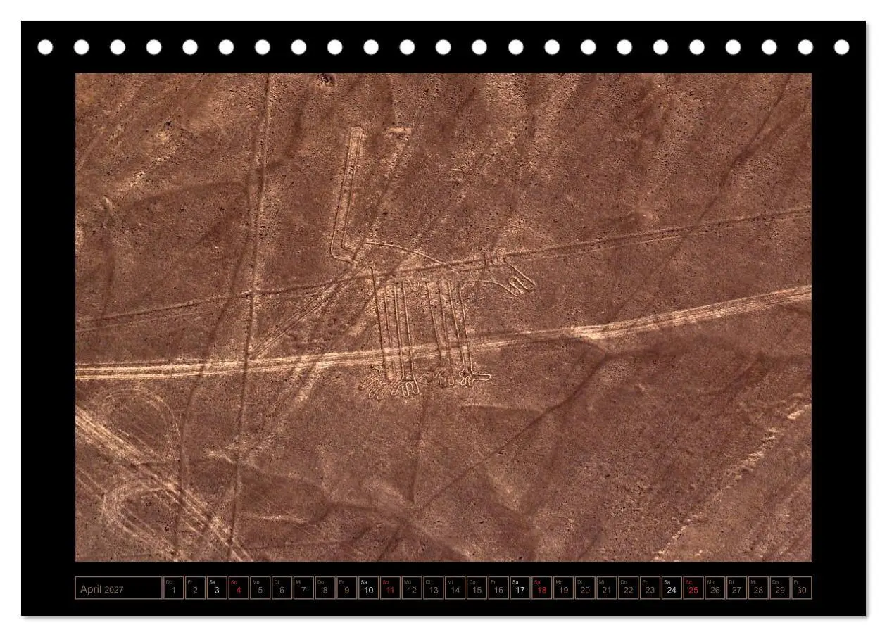 Bild: 9783594214435 | Die NAZCA Linien - Geheimnisvolle Figuren (Tischkalender 2027 DIN...