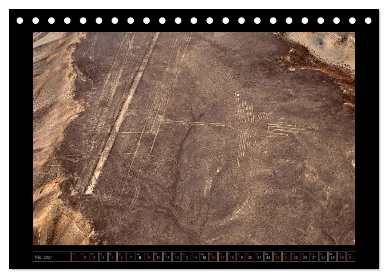 Bild: 9783594214435 | Die NAZCA Linien - Geheimnisvolle Figuren (Tischkalender 2027 DIN...