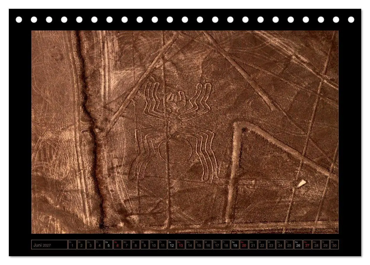 Bild: 9783594214435 | Die NAZCA Linien - Geheimnisvolle Figuren (Tischkalender 2027 DIN...