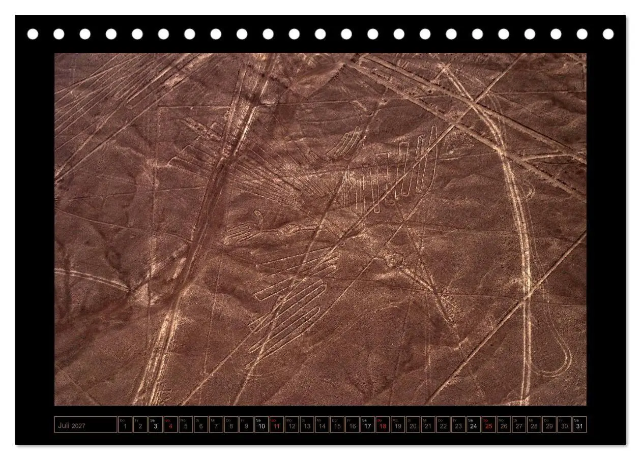 Bild: 9783594214435 | Die NAZCA Linien - Geheimnisvolle Figuren (Tischkalender 2027 DIN...
