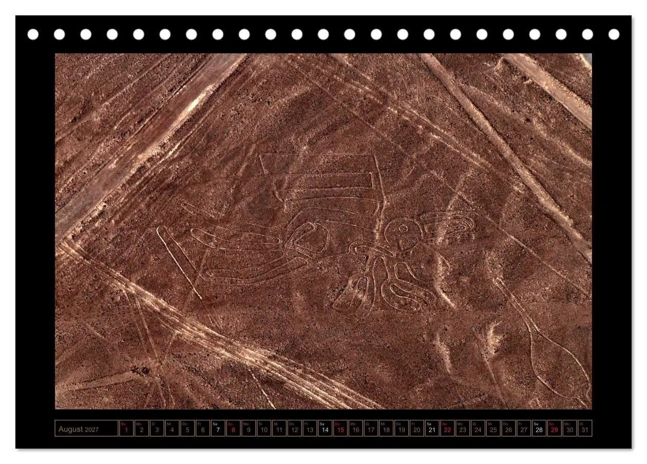 Bild: 9783594214435 | Die NAZCA Linien - Geheimnisvolle Figuren (Tischkalender 2027 DIN...