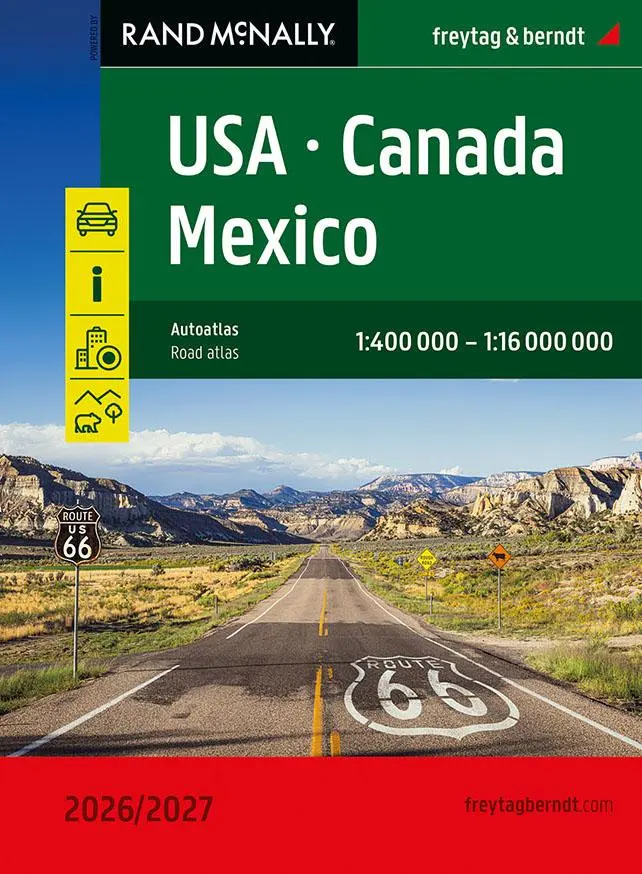 Cover: 9783707924435 | USA - Canada - Mexico, Autoatlas 1:400.000 - 1:16.000.000,...