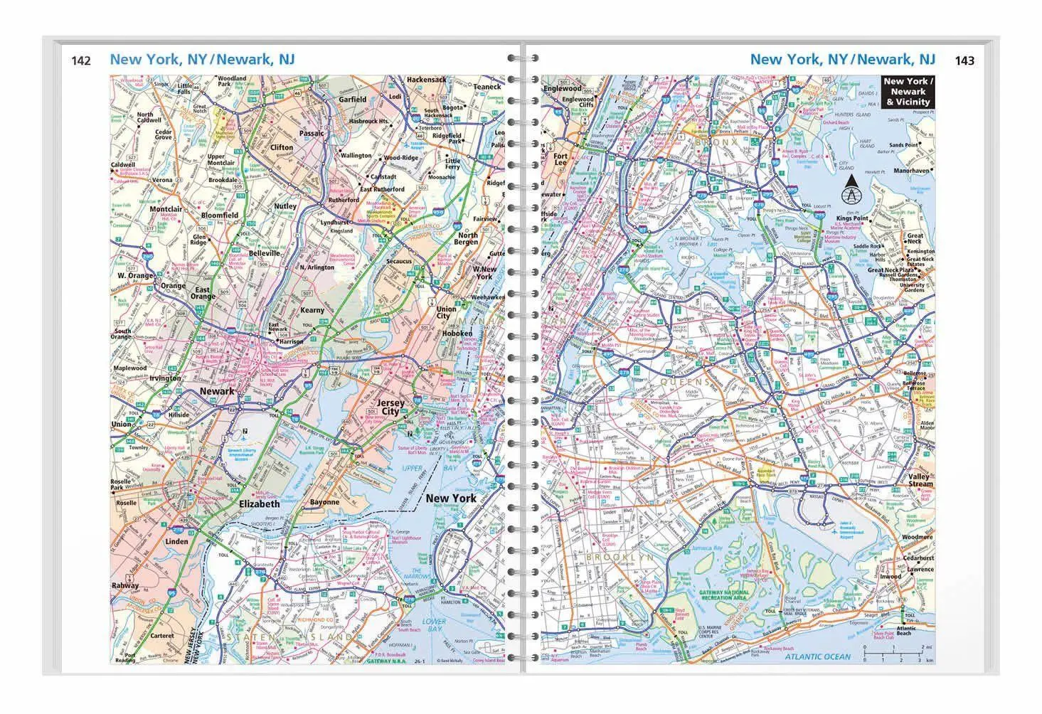 Bild: 9783707924435 | freytag &amp; berndt Autoatlas USA - Canada - Mexico 2026/2027 1:400.000