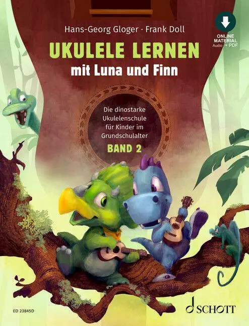 Cover: 9783795734435 | Ukulele lernen mit Luna und Finn 2 | Frank Doll (u. a.) | Broschüre