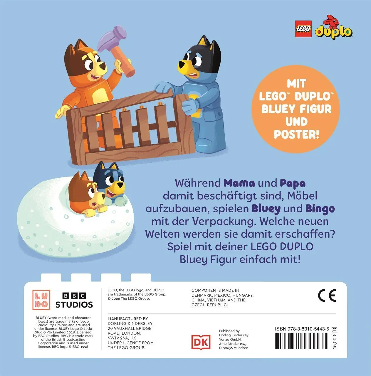 Bild: 9783831054435 | LEGO DUPLO Bluey Verpackung. Ein Bilderbuch | Lego Stories | Buch