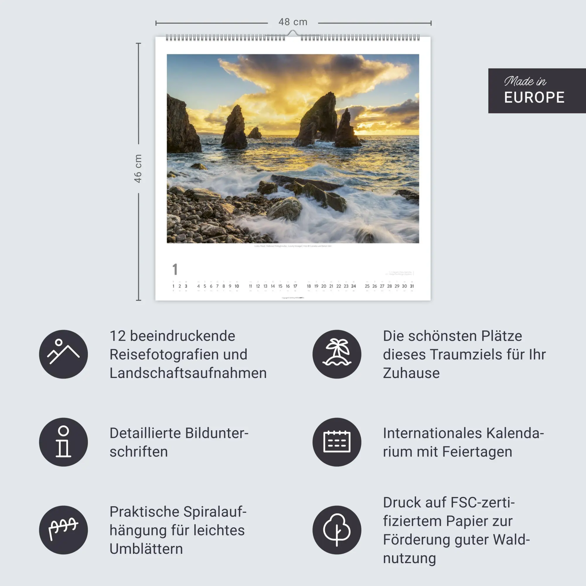 Bild: 9783839904435 | Irland Kalender 2027 - Die grüne Insel | Cornelia Dörr | Kalender