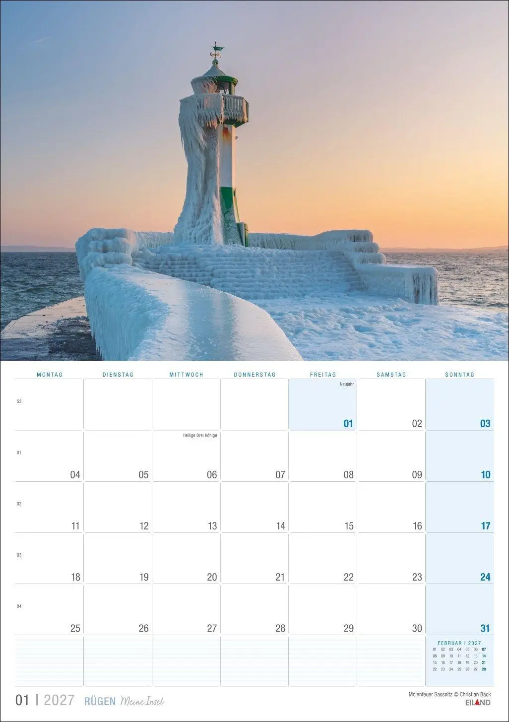 Bild: 9783964024435 | Rügen ...meine Insel Kalender 2027 | Eiland | Kalender | 13 S. | 2027