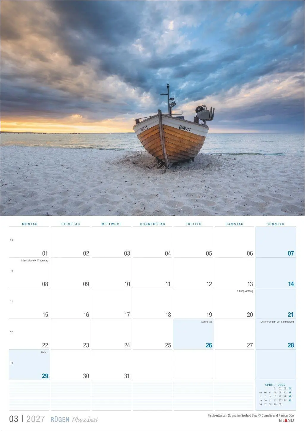 Bild: 9783964024435 | Rügen ...meine Insel Kalender 2027 | Eiland | Kalender | 13 S. | 2027