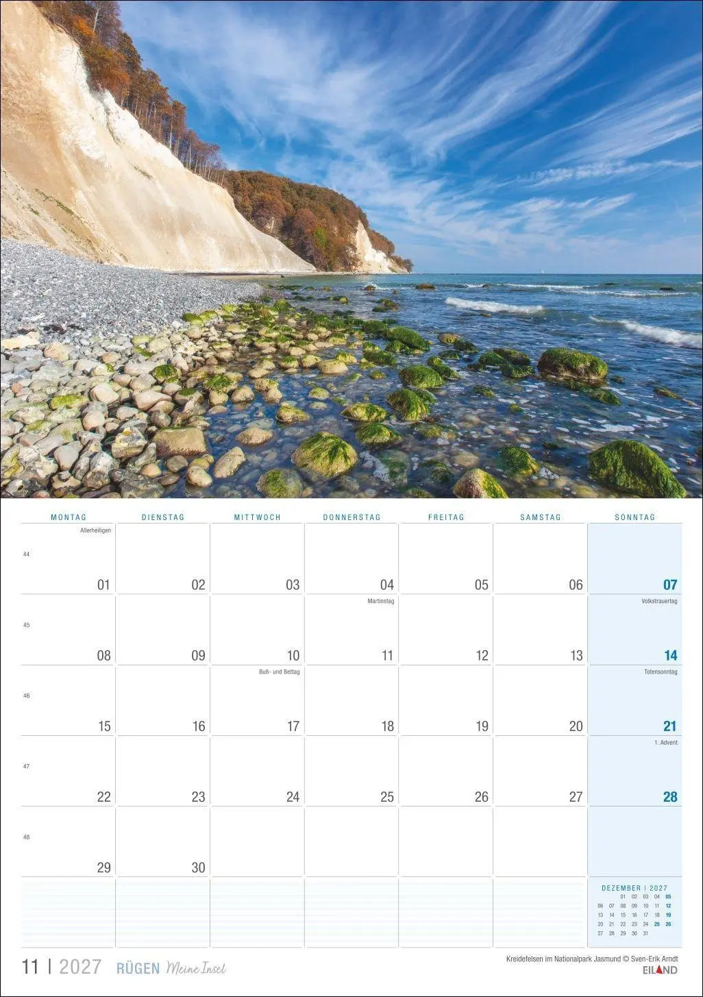 Bild: 9783964024435 | Rügen ...meine Insel Kalender 2027 | Eiland | Kalender | 13 S. | 2027