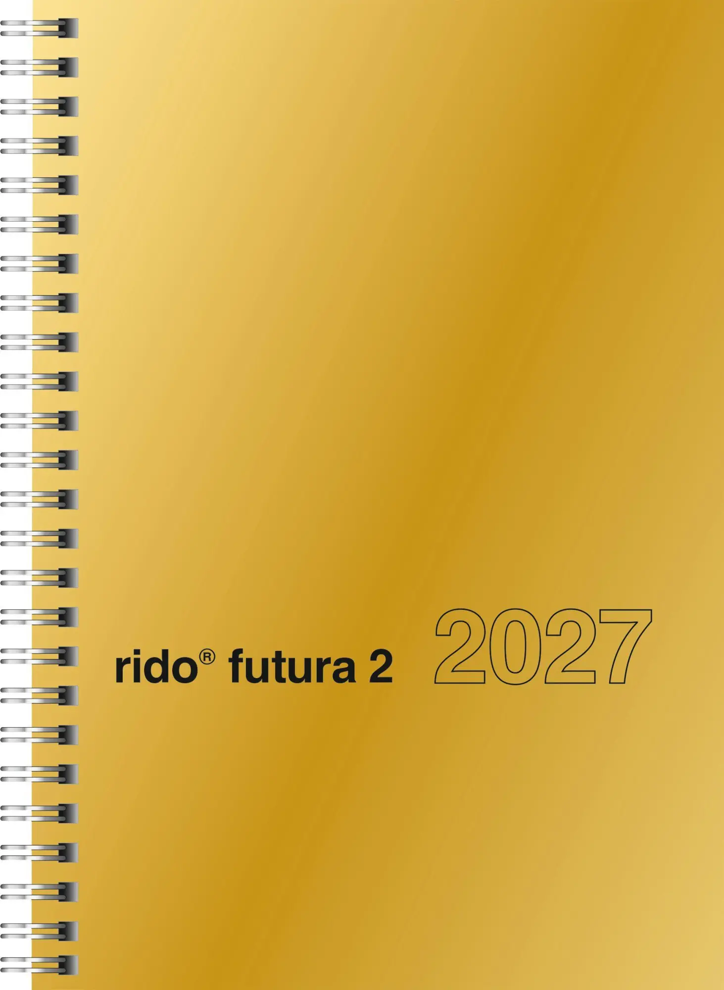 Cover: 4003273794535 | rido/idé 7021121917 Buchkalender Mod. futura 2 2027 A5, Karton, gold