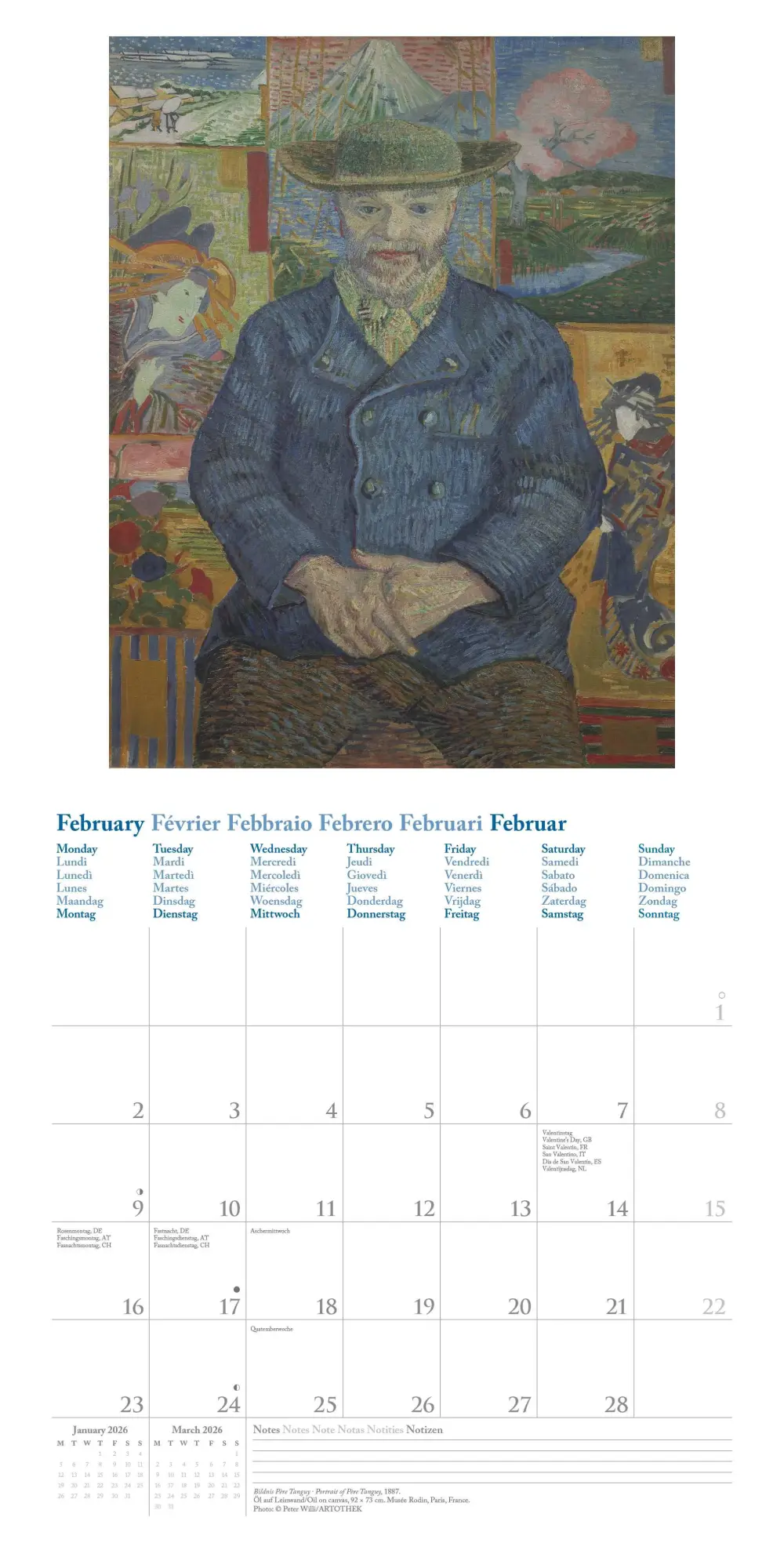 Bild: 4069095004535 | Vincent van Gogh 2026 - Wand-Kalender - Broschüren-Kalender - 30x30...
