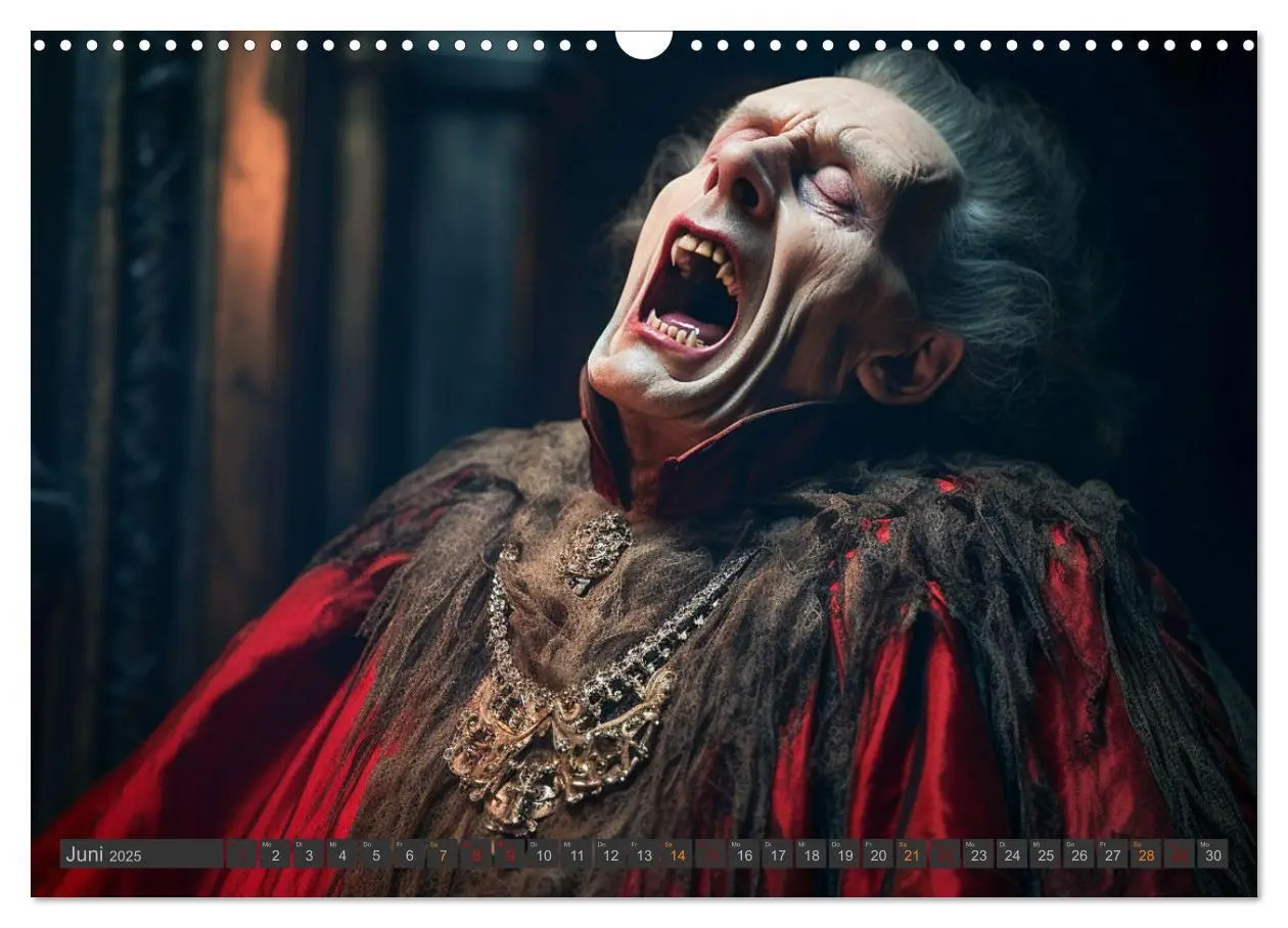 Bild: 9783383884535 | Vampire - Kreaturen der Nacht (Wandkalender 2025 DIN A3 quer),...