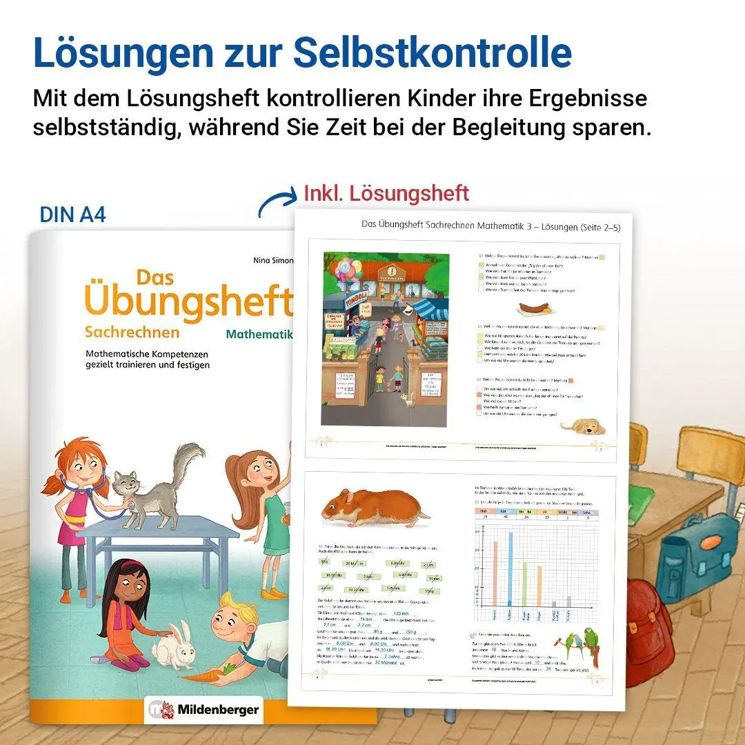 Bild: 9783619354535 | Das Übungsheft Sachrechnen Mathematik 3 | Hendrik Simon (u. a.) | 2017