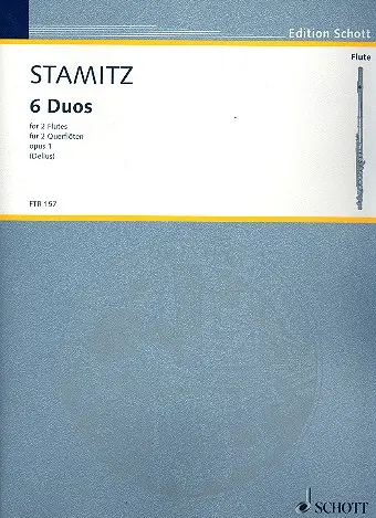 Cover: 9790001094535 | Duos(6) Opus 1 | Anton Stamitz | Buch | Schott Music