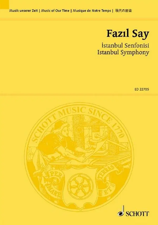 Cover: 9790001164535 | Istanbul Senfonisi op. 28 | Fazil Say | Broschüre | Studienpartitur