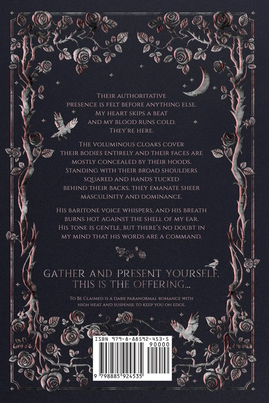 Rückseite: 9798885924535 | To Be Claimed | Willow Winters | Taschenbuch | Englisch | 2022