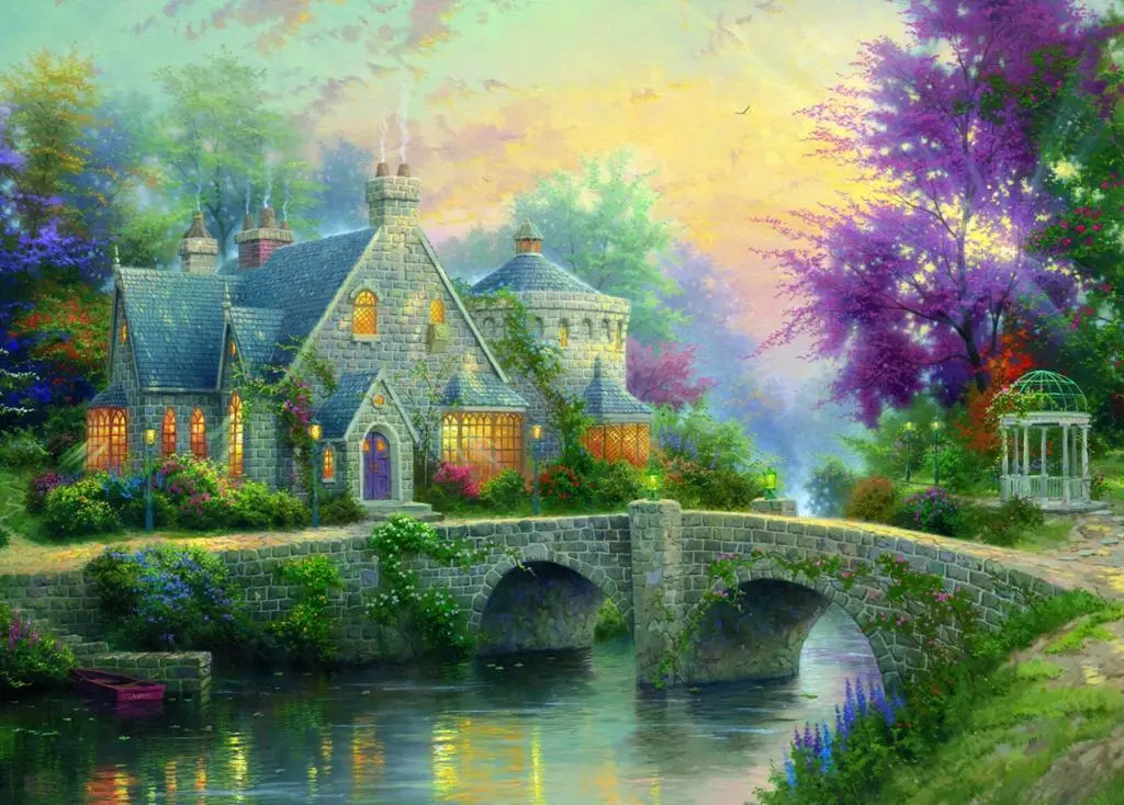 Bild: 4001504574635 | Abendstimmung. Puzzle 3000 Teile | Thomas Kinkade | Spiel | 57463