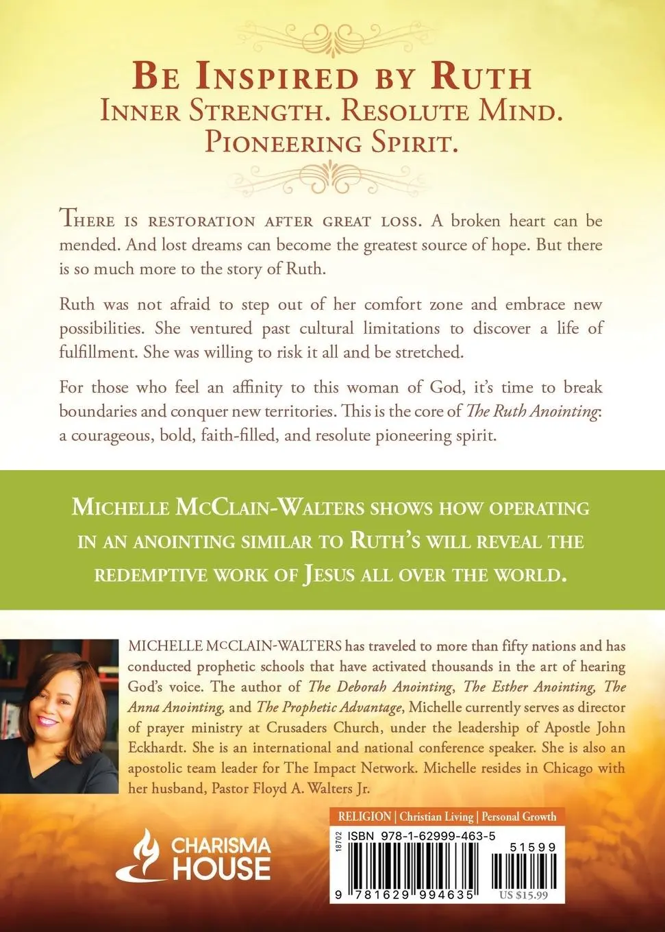 Rückseite: 9781629994635 | Ruth Anointing | Becoming a Woman of Faith, Virtue, and Destiny | Buch