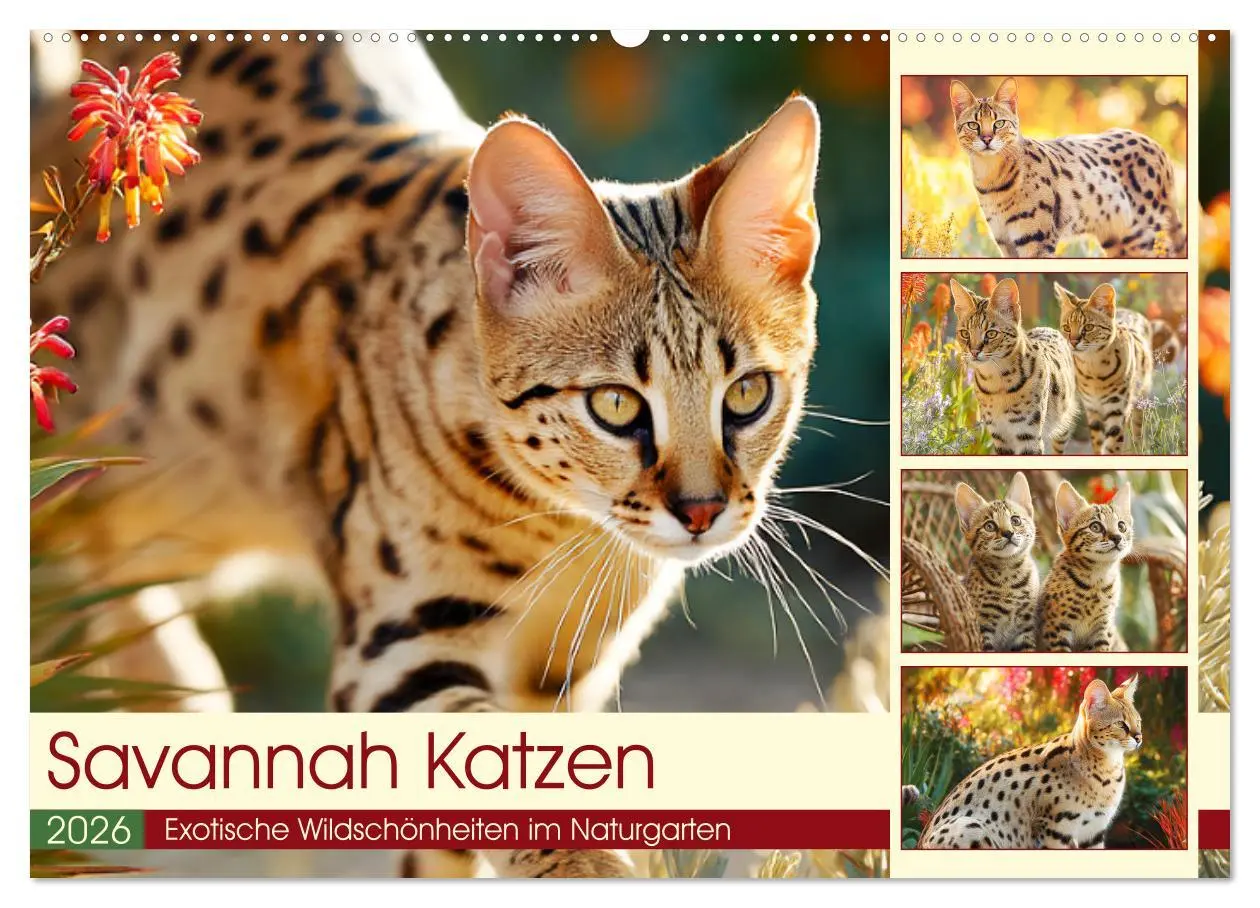 Cover: 9783516214635 | Savannah Katzen. Exotische Wildschönheiten im Naturgarten...