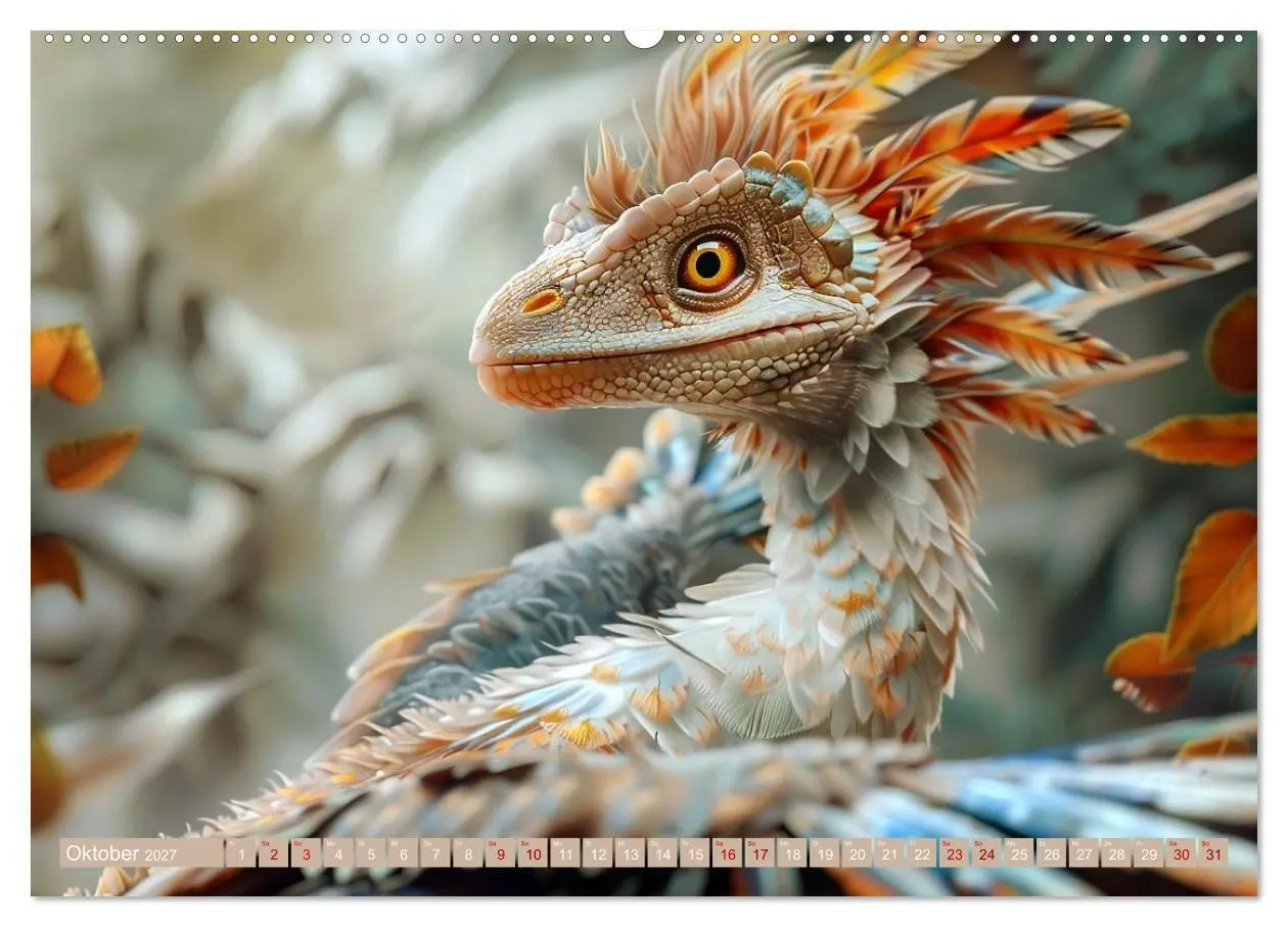 Bild: 9783569164635 | Dino-Babys (Wandkalender 2027 DIN A2 quer), CALVENDO Monatskalender
