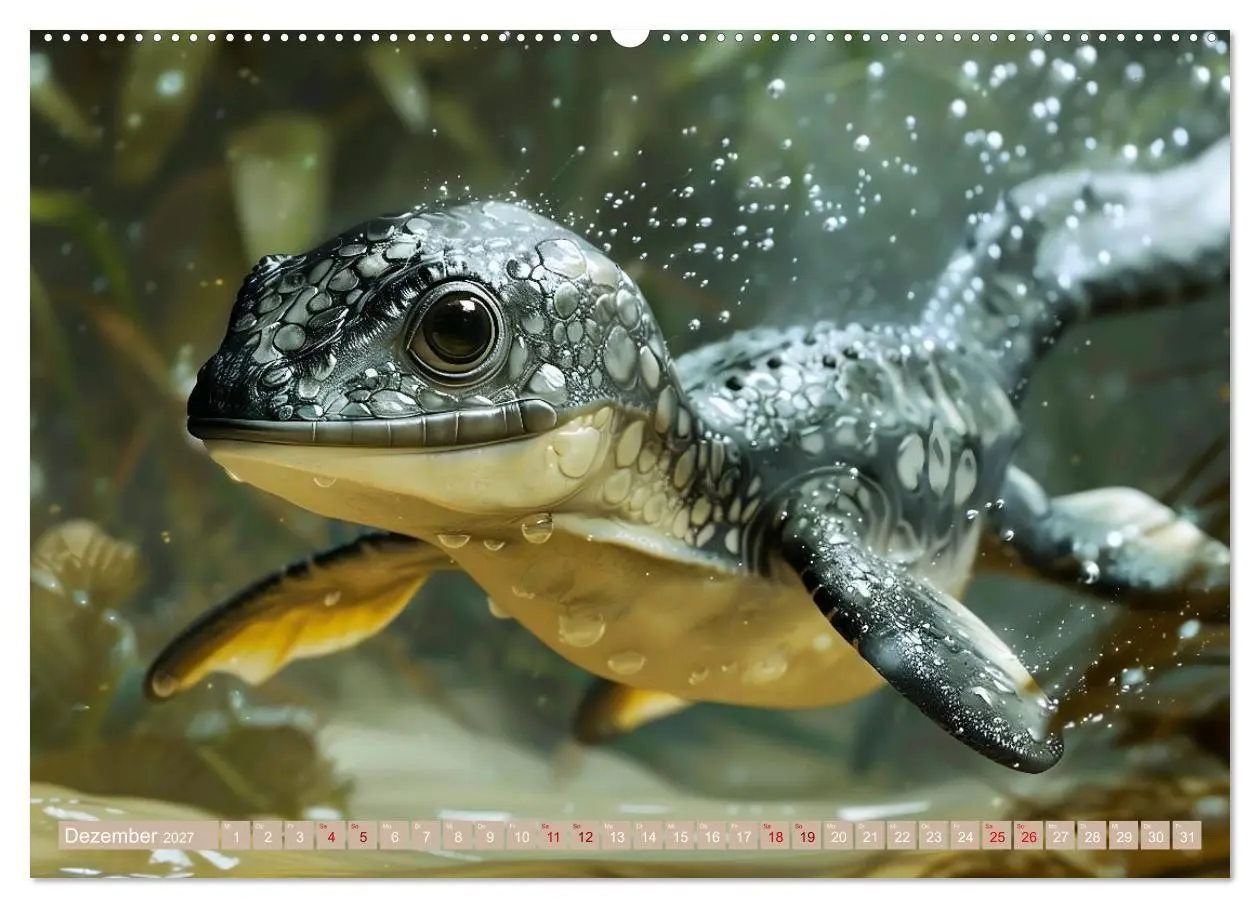 Bild: 9783569164635 | Dino-Babys (Wandkalender 2027 DIN A2 quer), CALVENDO Monatskalender