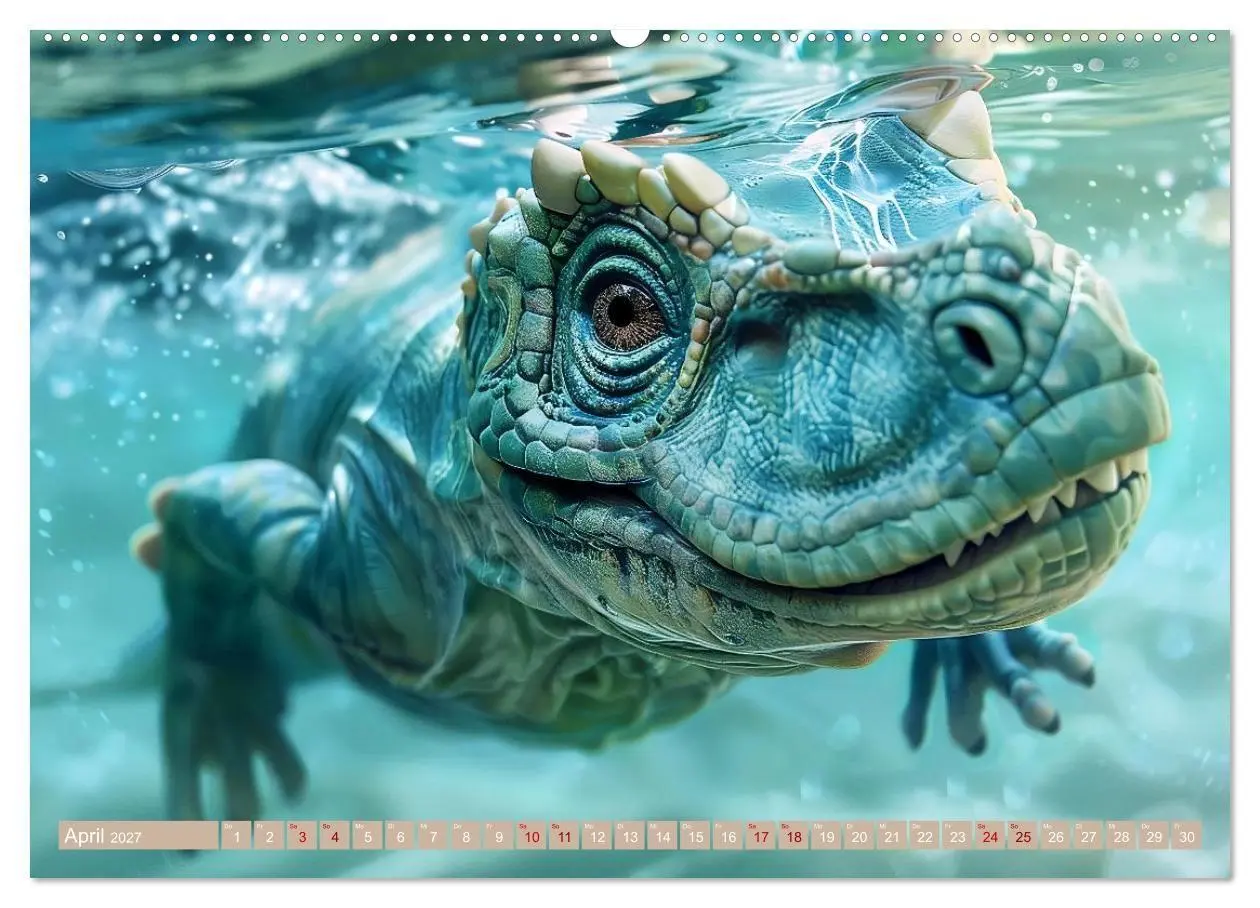 Bild: 9783569164635 | Dino-Babys (Wandkalender 2027 DIN A2 quer), CALVENDO Monatskalender