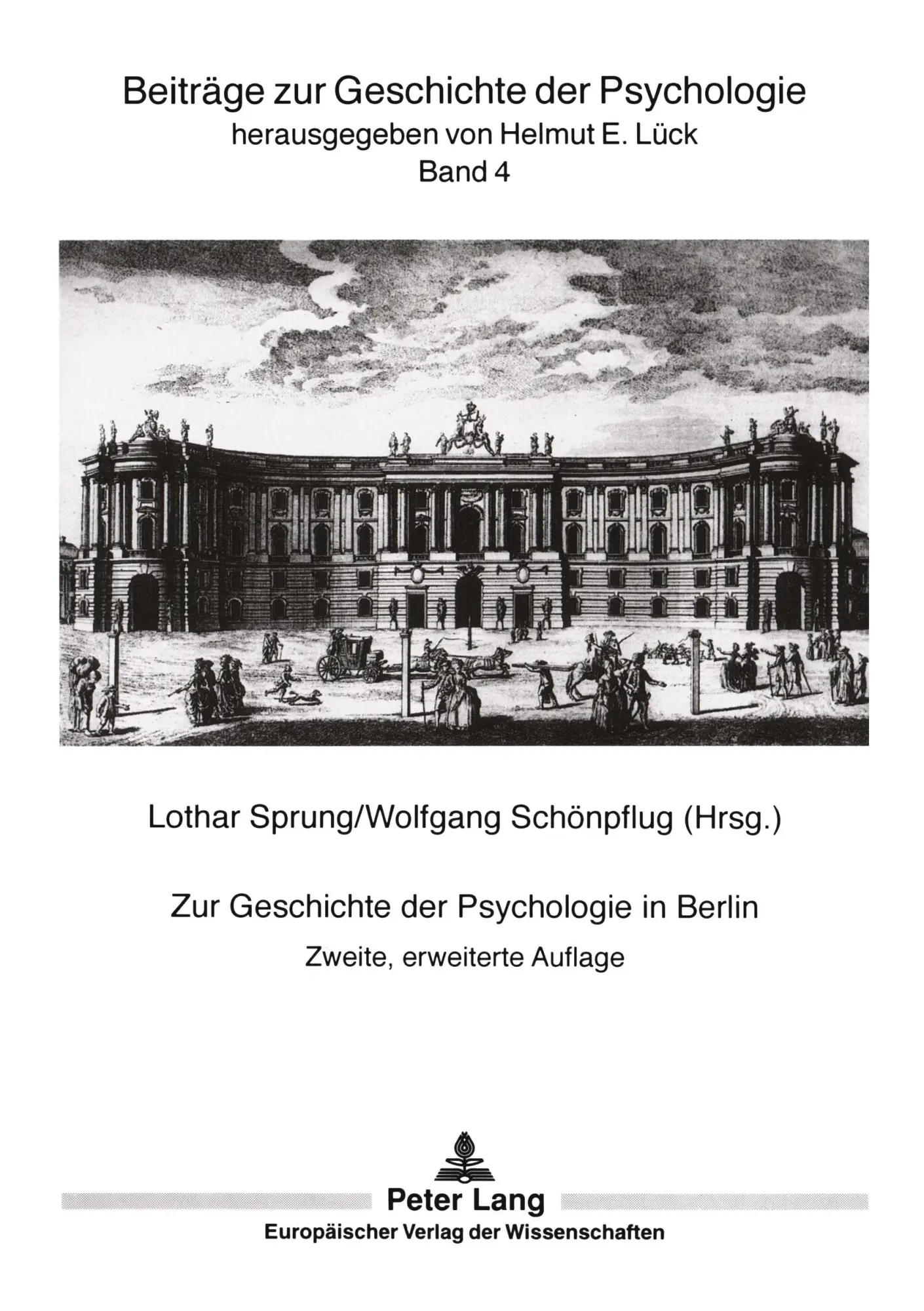 Cover: 9783631504635 | Zur Geschichte der Psychologie in Berlin | Zweite, erweiterte Auflage