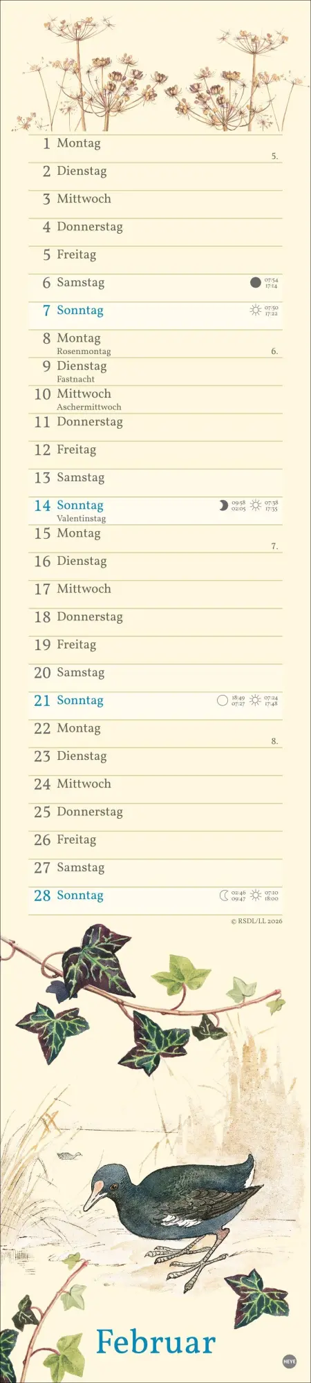 Bild: 9783756414635 | Edith Holden: Mit der Natur durchs Jahr Kalender 2027 | Edith Holden