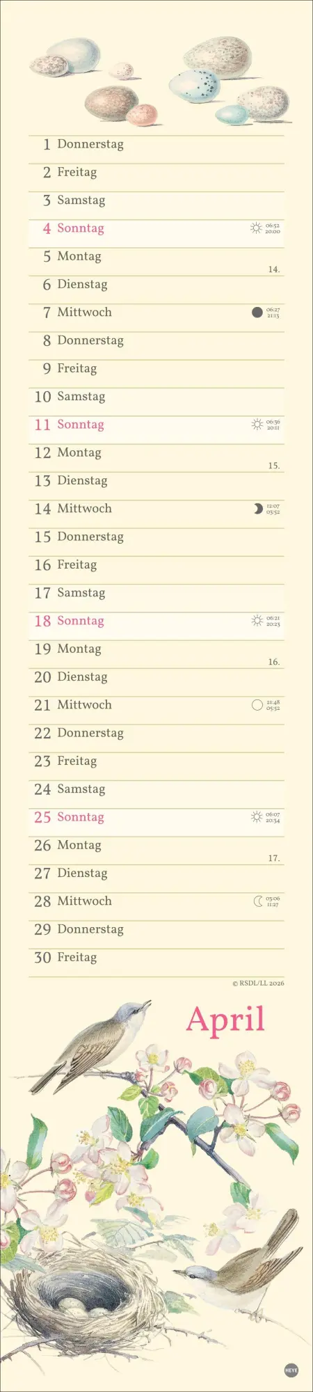 Bild: 9783756414635 | Edith Holden: Mit der Natur durchs Jahr Kalender 2027 | Edith Holden