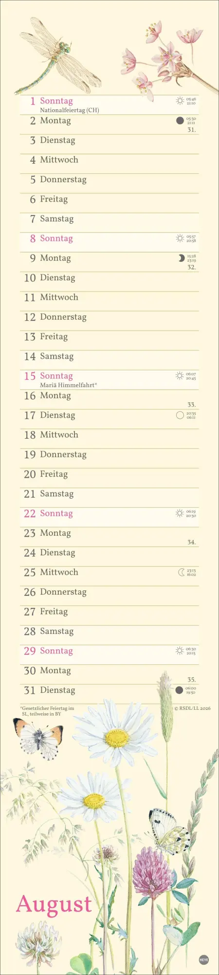 Bild: 9783756414635 | Edith Holden: Mit der Natur durchs Jahr Kalender 2027 | Edith Holden