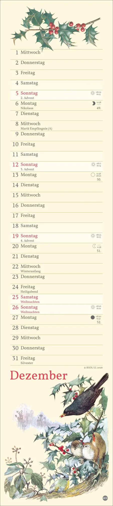 Bild: 9783756414635 | Edith Holden: Mit der Natur durchs Jahr Kalender 2027 | Edith Holden