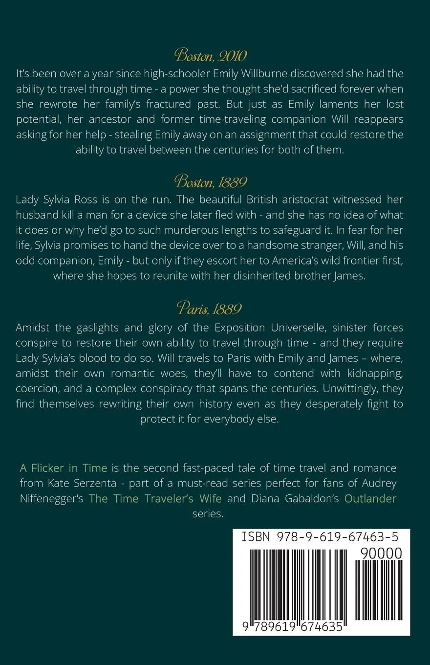 Rückseite: 9789619674635 | A Flicker in Time | Kate Serzenta | Taschenbuch | Englisch | 2025